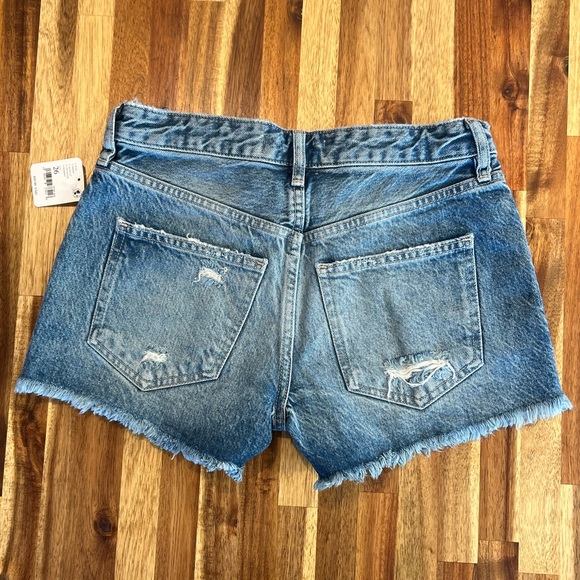 Free People High Waisted Denim Shorts - Picture 2 of 4